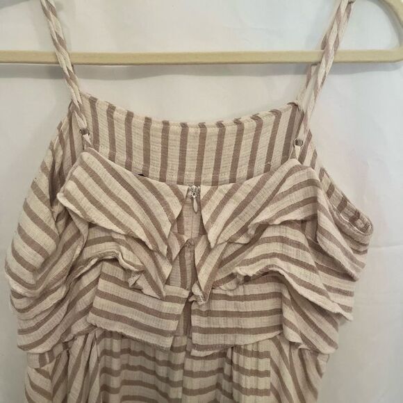 Merci Striped Dress with Ruffles - Picture 7 of 9